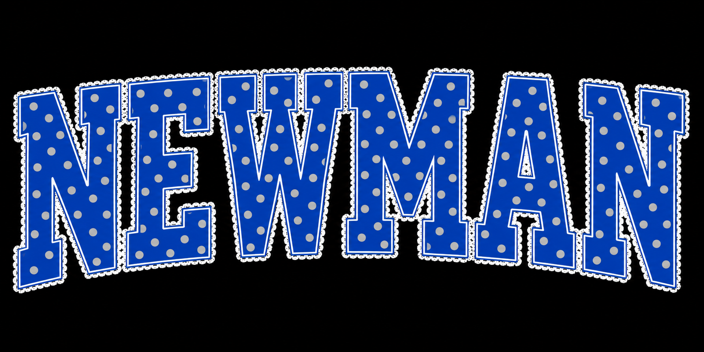 SCHOOL POLKA DOT REVERSIBLE MOCKNECK SWEATSHIRTS - Newman preorder