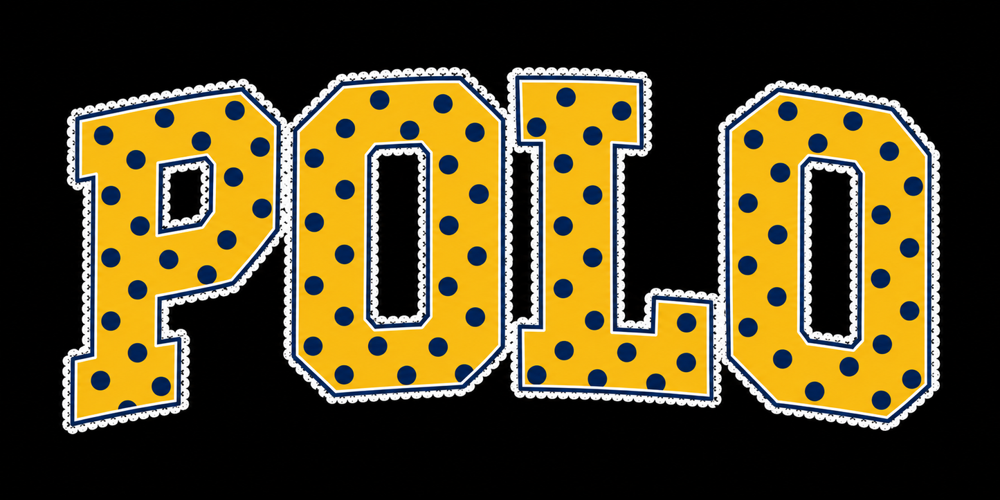 SCHOOL POLKA DOT REVERSIBLE MOCKNECK SWEATSHIRTS - Polo preorder