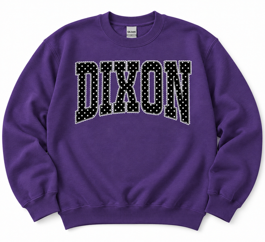 SCHOOL POLKA DOT CREWNECK SWEATSHIRTS - Dixon preorder