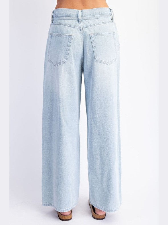 THE RAE BAGGY STRAIGHT WIDE LEG JEANS