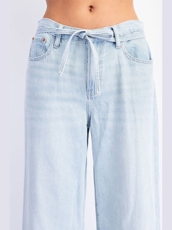 THE RAE BAGGY STRAIGHT WIDE LEG JEANS