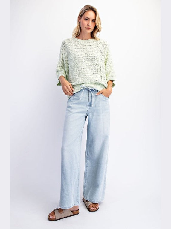 THE RAE BAGGY STRAIGHT WIDE LEG JEANS