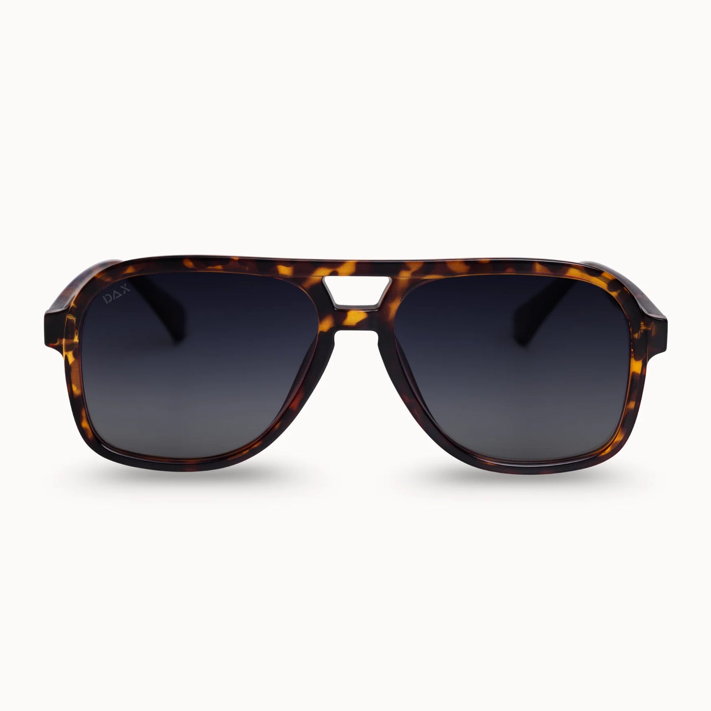 DAX CRUZ UNISEX AVIATOR POLARIZED SUNNIES - tortoise
