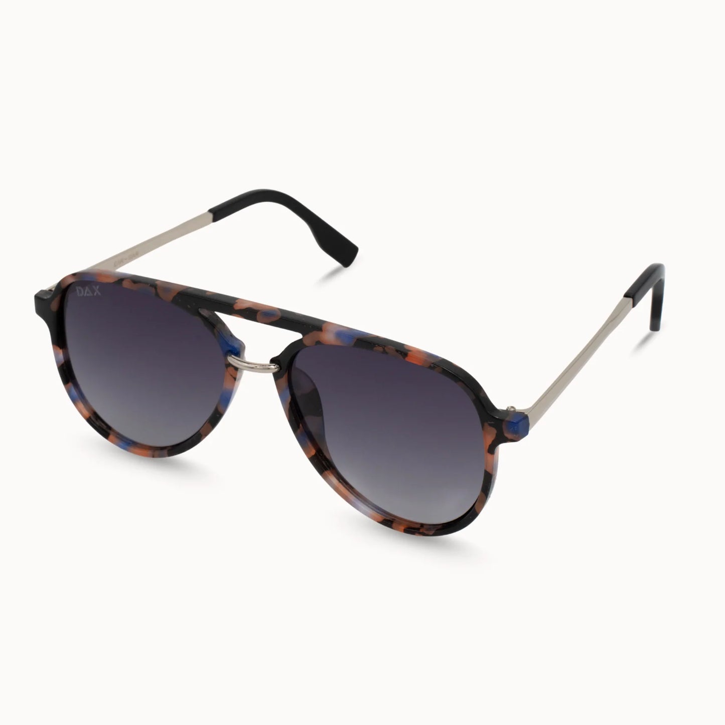 DAX EARHART WOMENS POLARIZED AVIATOR SUNNIES- marble