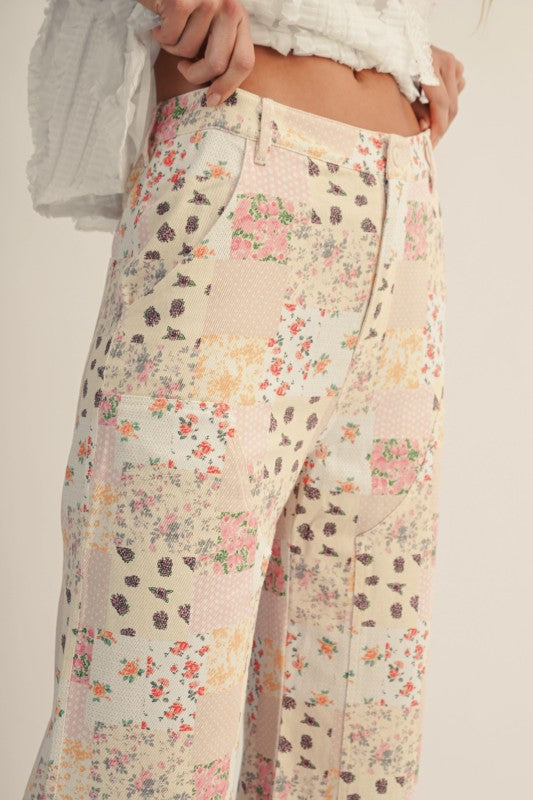 THE JENNA PATCHWORK CARGO PANTS