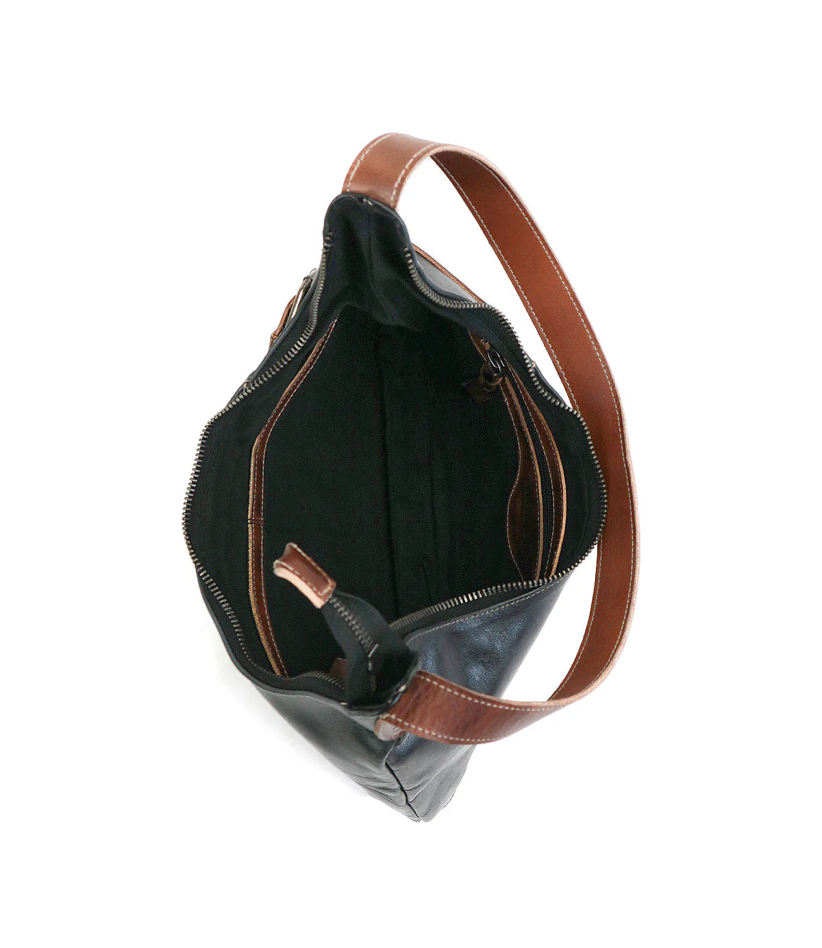 BEDSTU SEEMLY SHOULDER BAG - black teak rustic