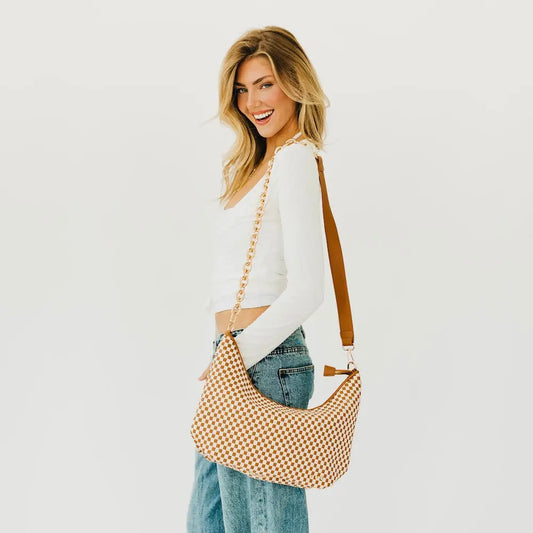 SIENNA SLOUCHY WOVEN SHOULDER BAGS - various