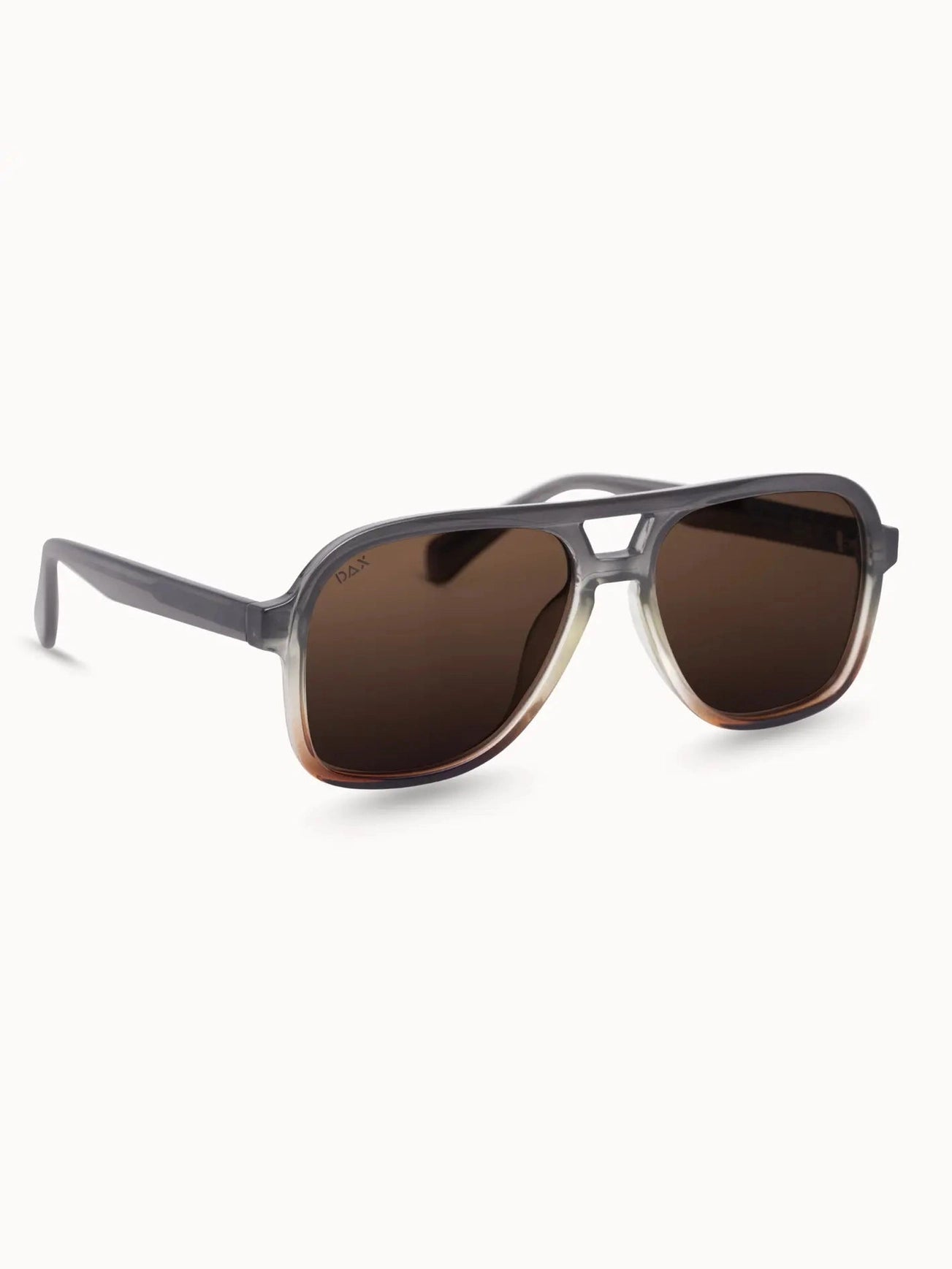 DAX CRUZ UNISEX AVIATOR POLARIZED SUNNIES - Grey gradient