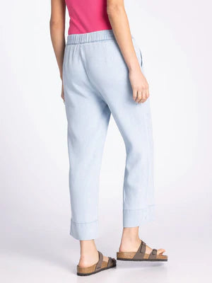 THE ASTRIA PANTS - lt blue denim