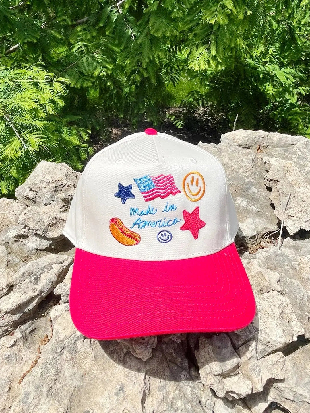 MADE IN AMERICA EMBRODIERED HATS