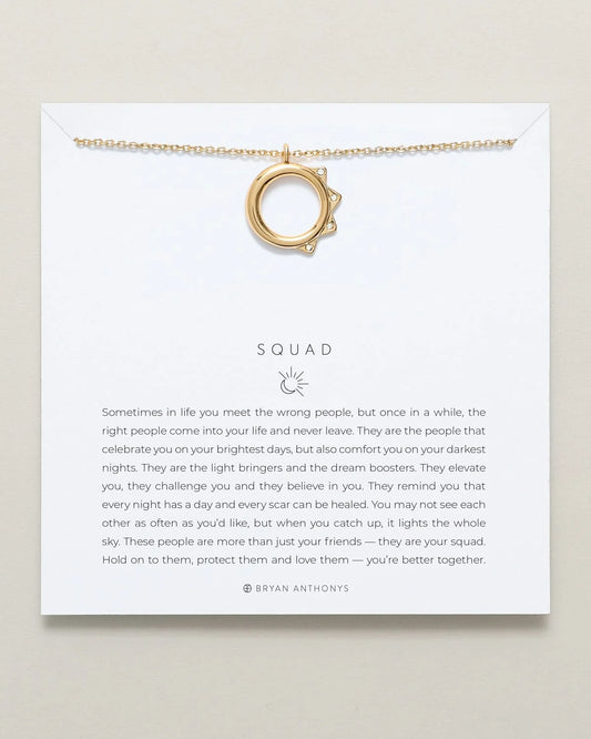 BRYAN ANTHONYS SQUAD NECKLACE- 2 finishes