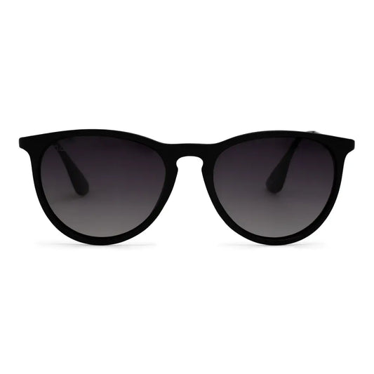 DAX MIDNIGHT POLARIZED MEDIUM HORN SUNNIES - black ombre