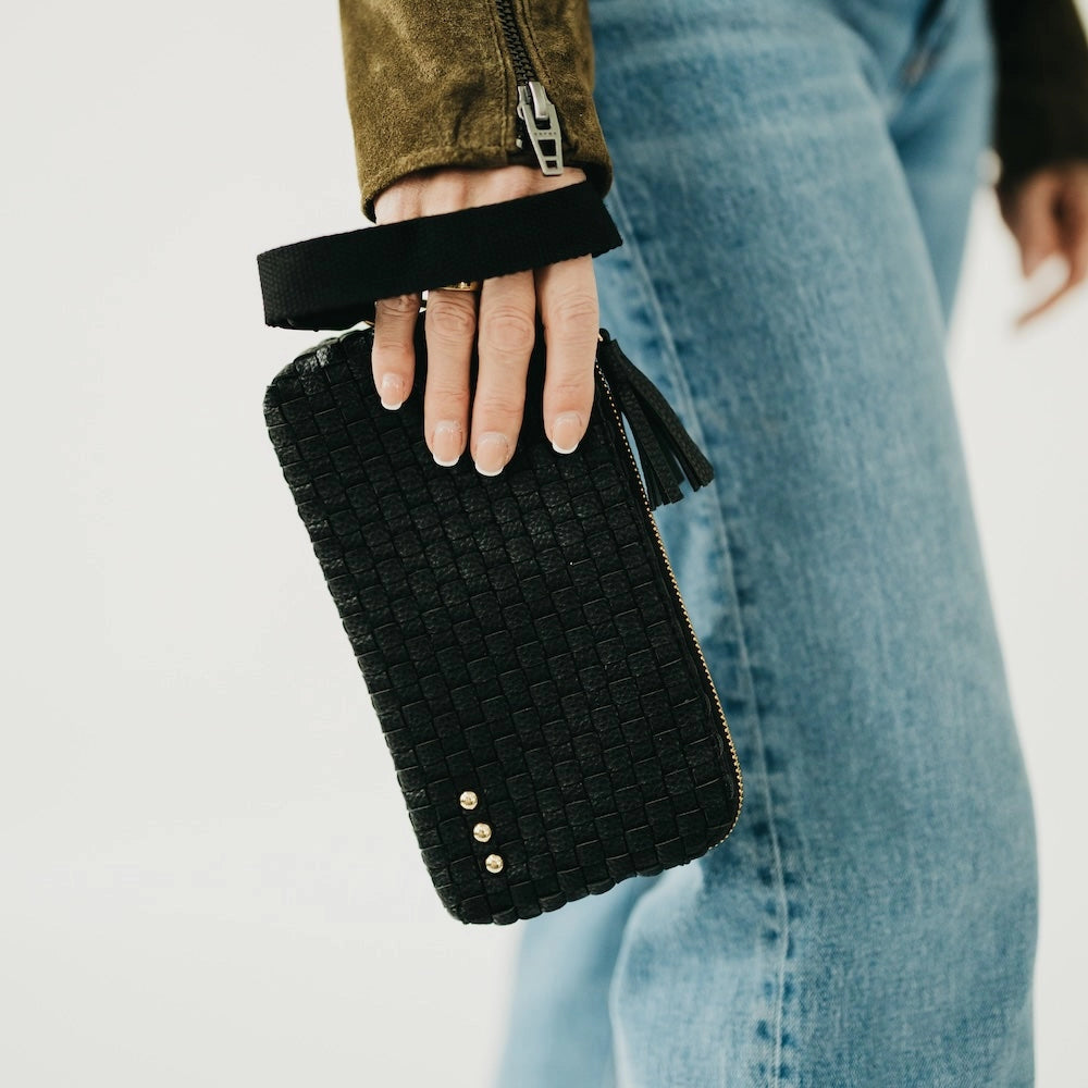 THE EMMA WOVEN CLUTCH WRISTLETS - various colors