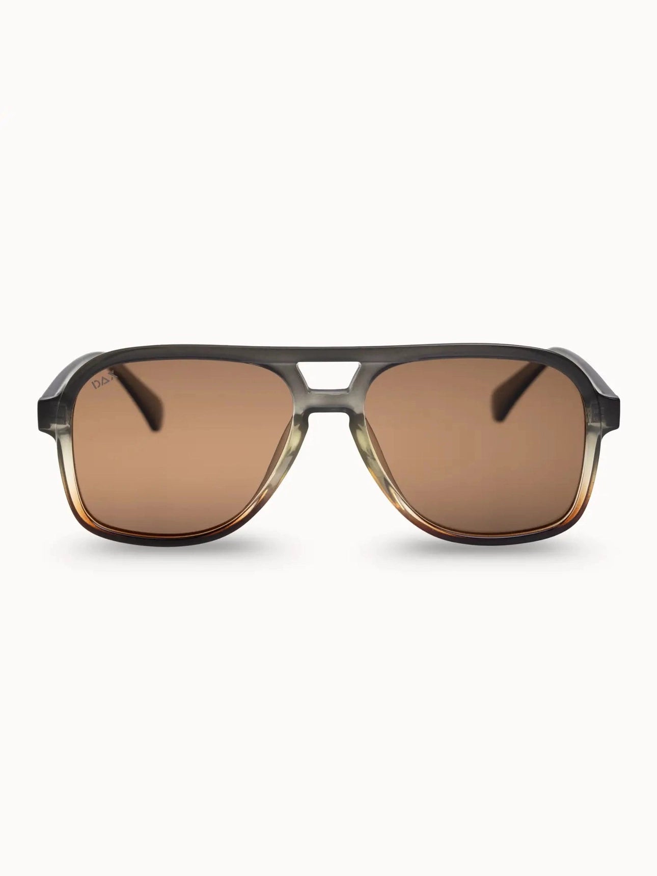 DAX CRUZ UNISEX AVIATOR POLARIZED SUNNIES - Grey gradient