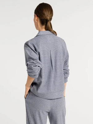 THE FAYE JACKET TOP - grey