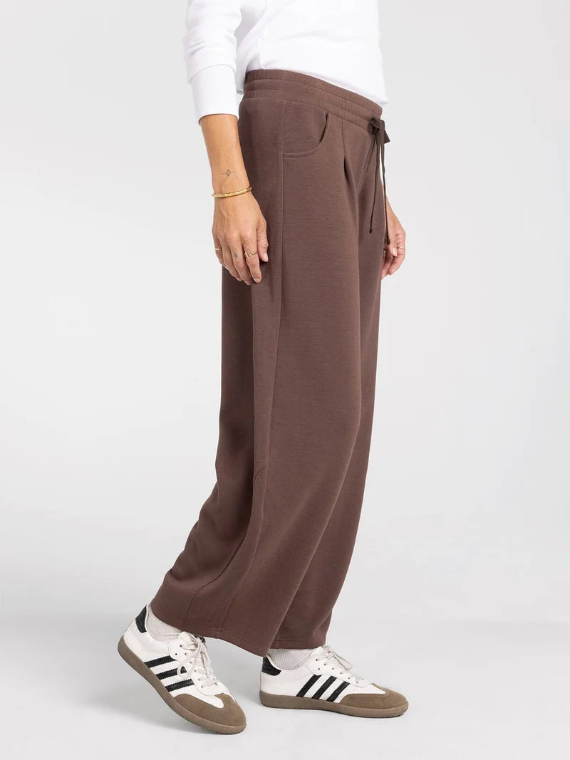 THE GAGE BARREL CASUAL PANTS - chocolate