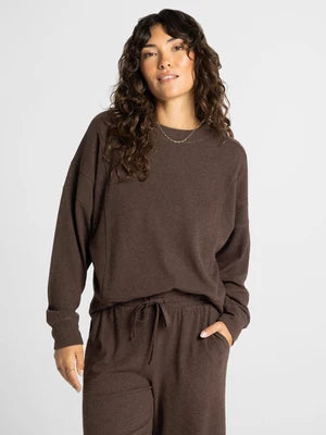 THE JASSE CASUAL TOP - coffee beans
