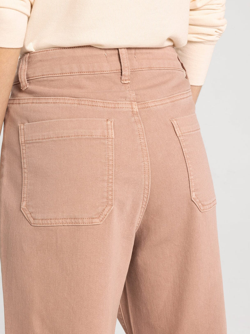 THE SOPHIA WIDE PANTS - dusty mauve