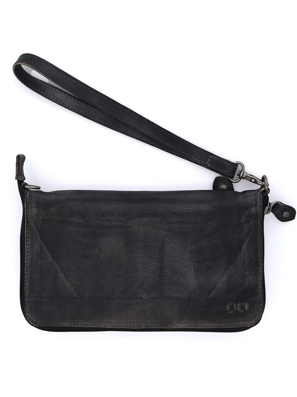 BEDSTU TEMPLETON II WALLET PURSE - black grey rustic