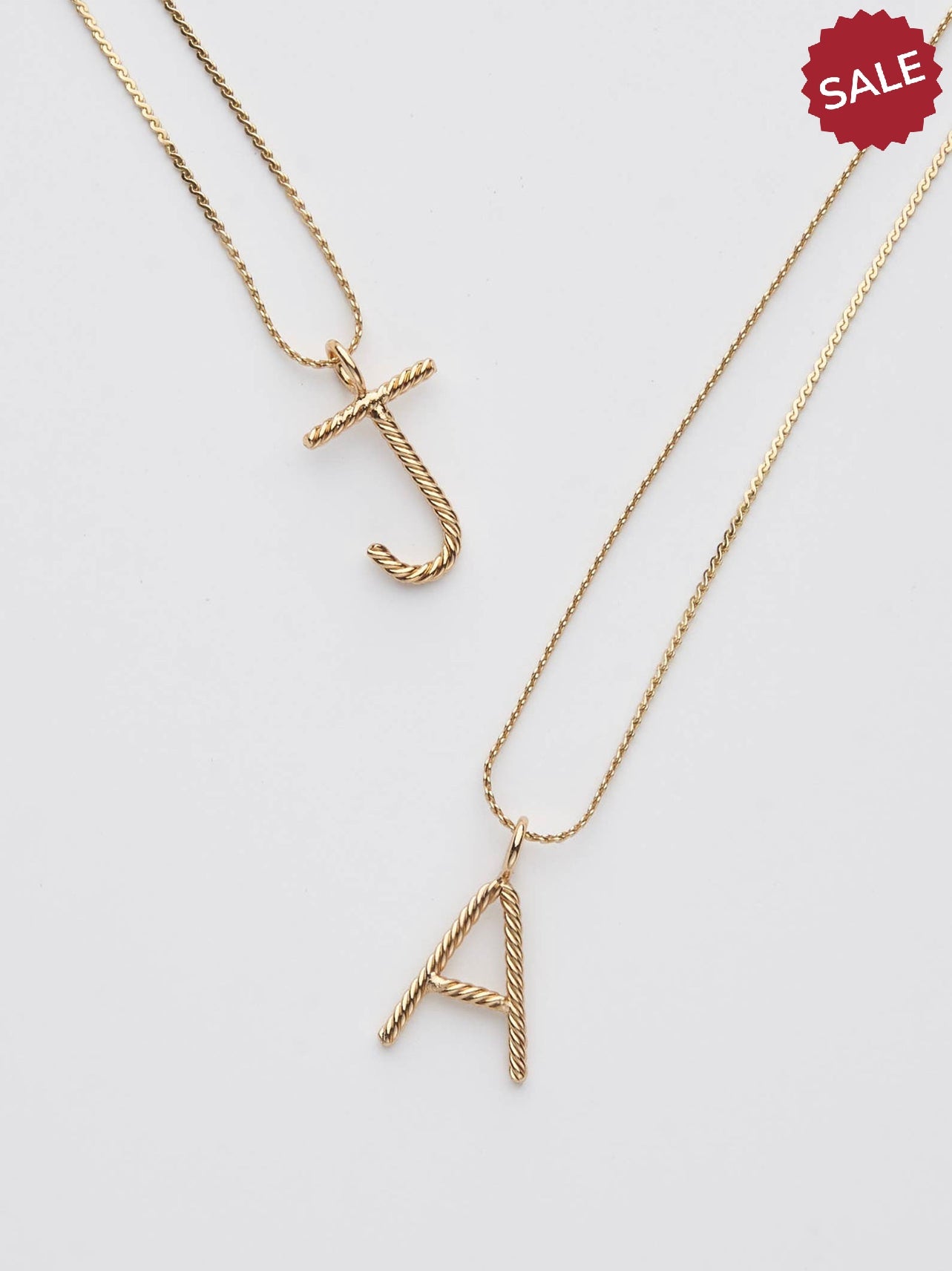 THE ASPEN LONG INITIAL NECKLACES